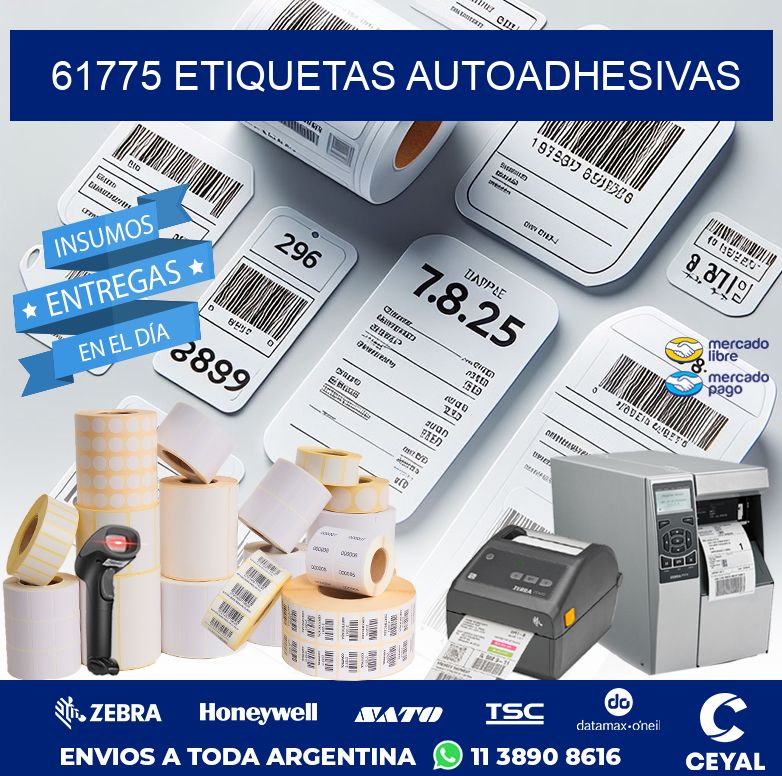 61775 ETIQUETAS AUTOADHESIVAS