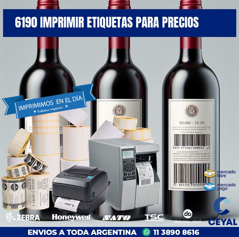 6190 IMPRIMIR ETIQUETAS PARA PRECIOS
