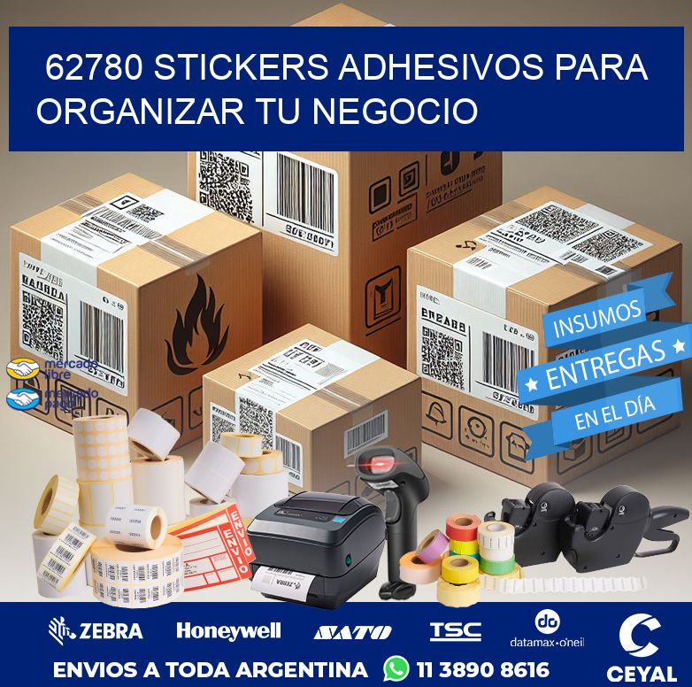 62780 STICKERS ADHESIVOS PARA ORGANIZAR TU NEGOCIO