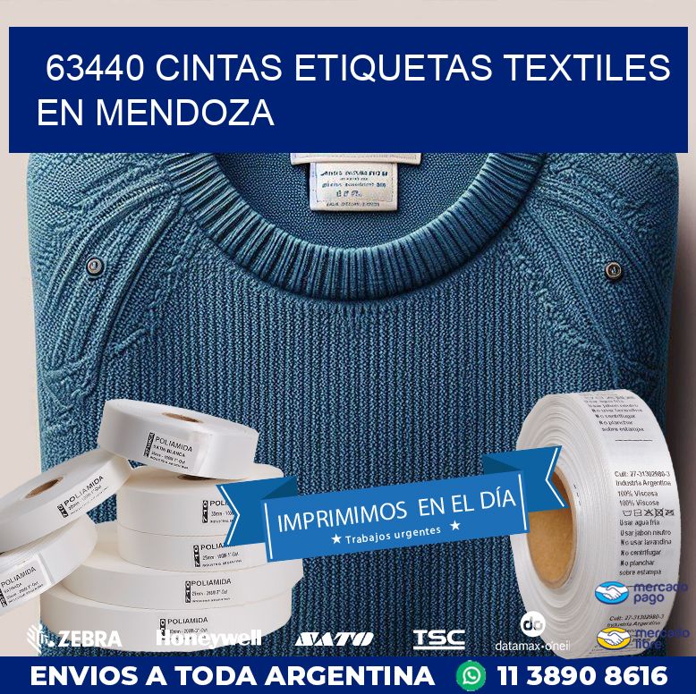 63440 CINTAS ETIQUETAS TEXTILES EN MENDOZA
