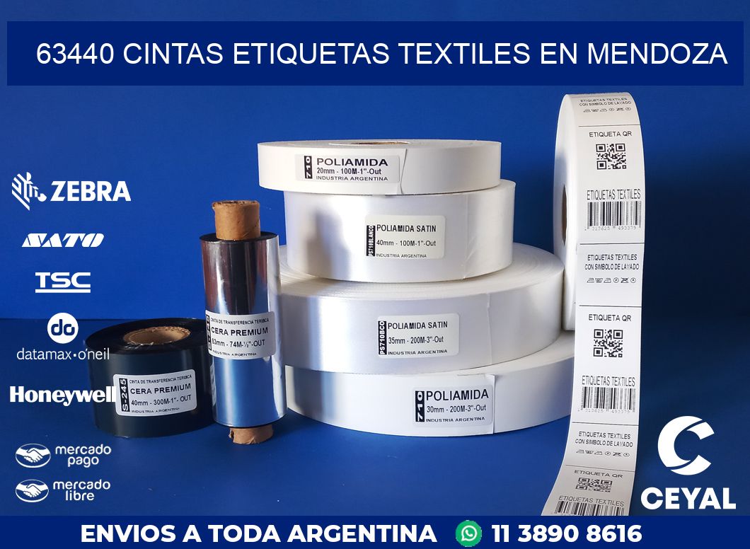 63440 CINTAS ETIQUETAS TEXTILES EN MENDOZA