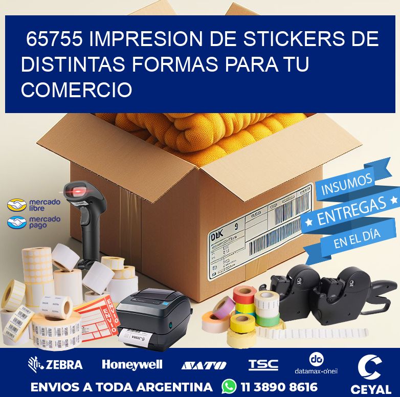 65755 IMPRESION DE STICKERS DE DISTINTAS FORMAS PARA TU COMERCIO