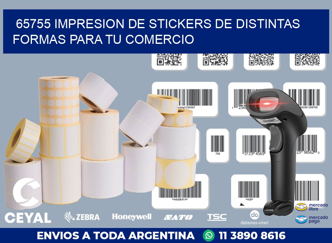 65755 IMPRESION DE STICKERS DE DISTINTAS FORMAS PARA TU COMERCIO