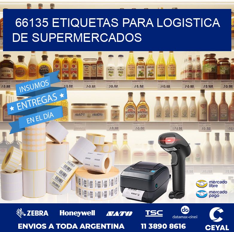 66135 ETIQUETAS PARA LOGISTICA DE SUPERMERCADOS