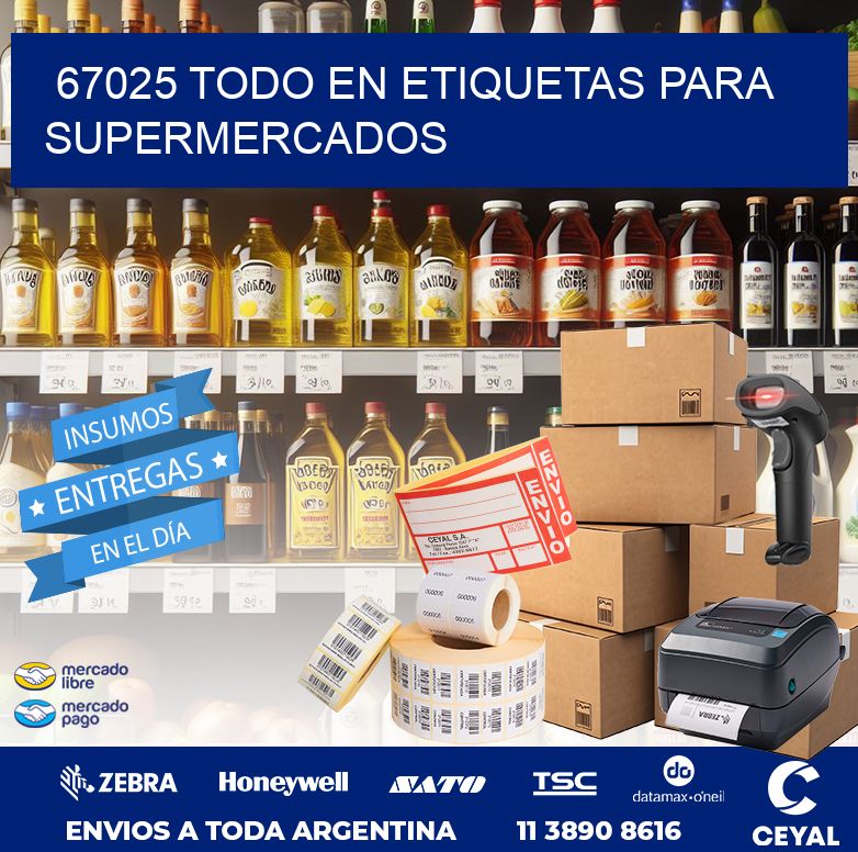 67025 TODO EN ETIQUETAS PARA SUPERMERCADOS