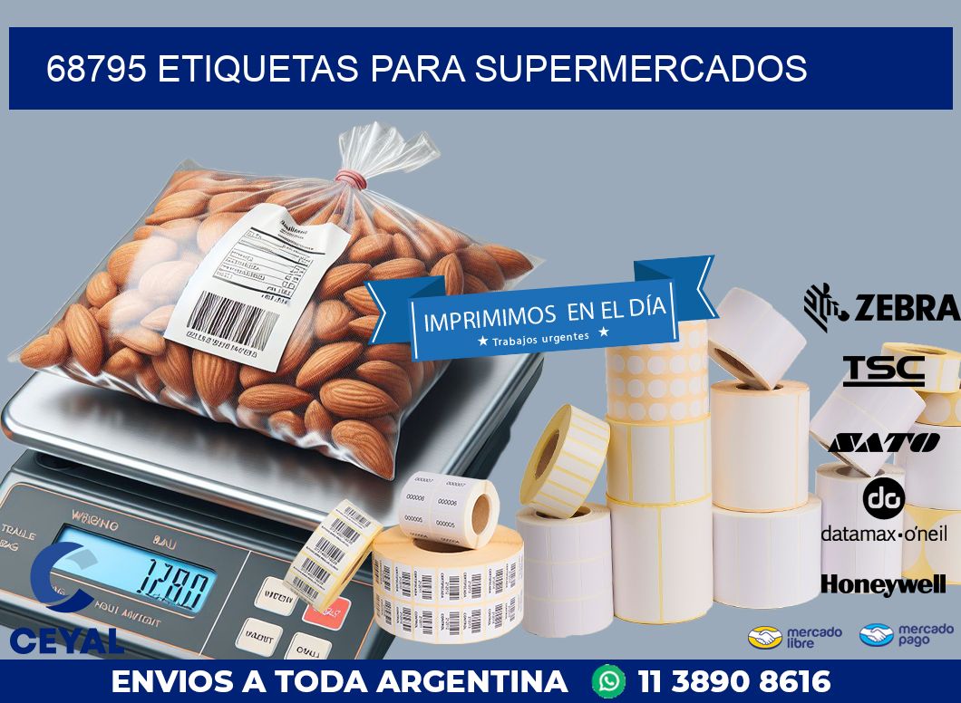 68795 ETIQUETAS PARA SUPERMERCADOS