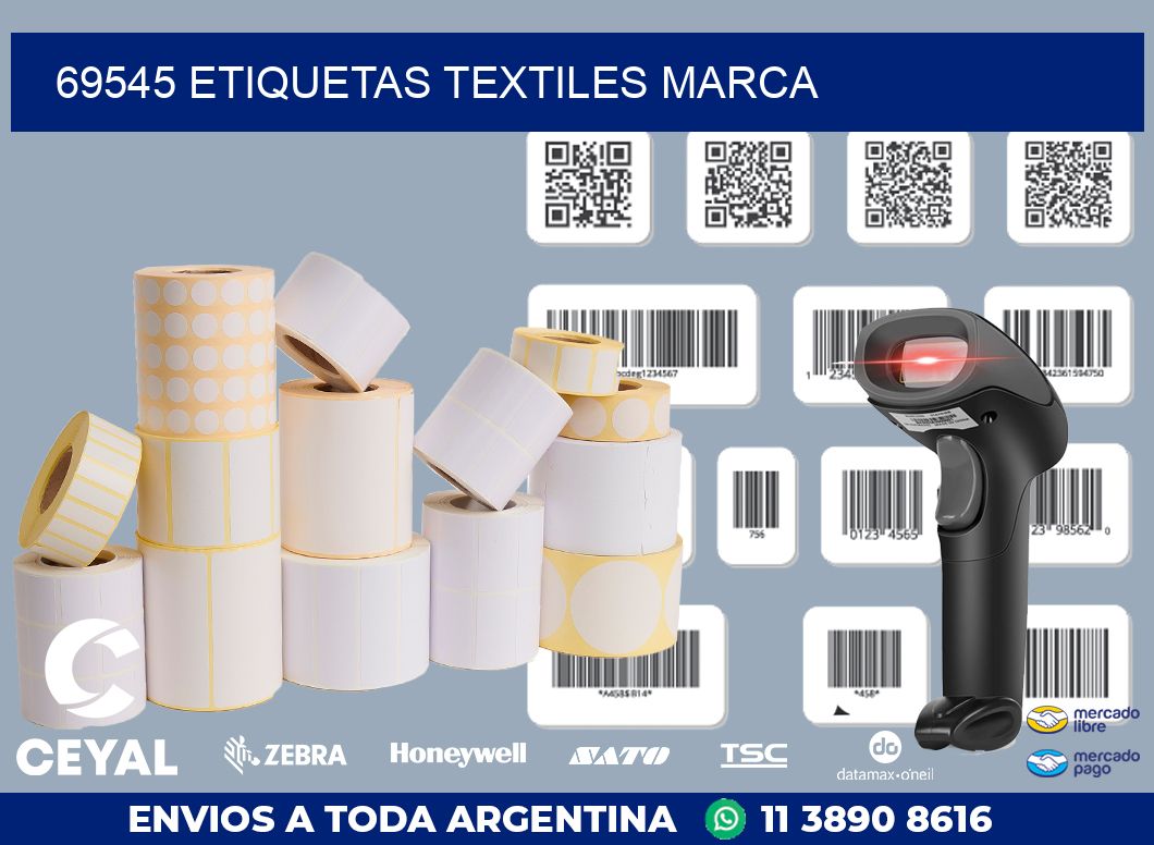 69545 ETIQUETAS TEXTILES MARCA