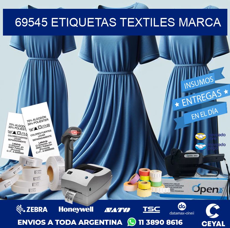 69545 ETIQUETAS TEXTILES MARCA
