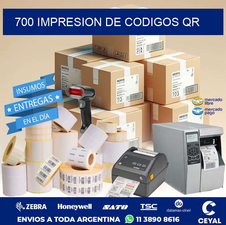700 IMPRESION DE CODIGOS QR