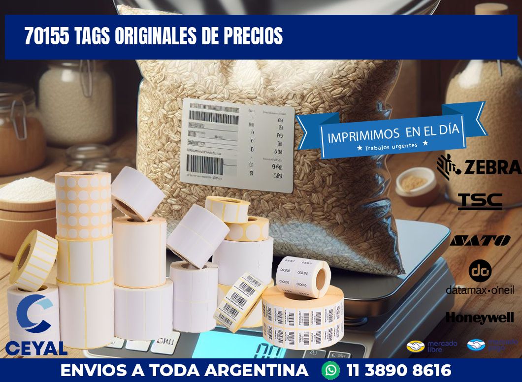 70155 TAGS ORIGINALES DE PRECIOS