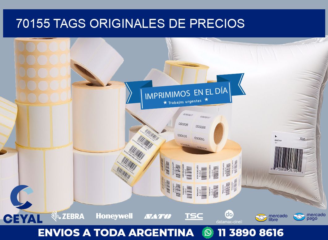 70155 TAGS ORIGINALES DE PRECIOS