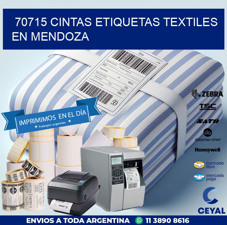 70715 CINTAS ETIQUETAS TEXTILES EN MENDOZA