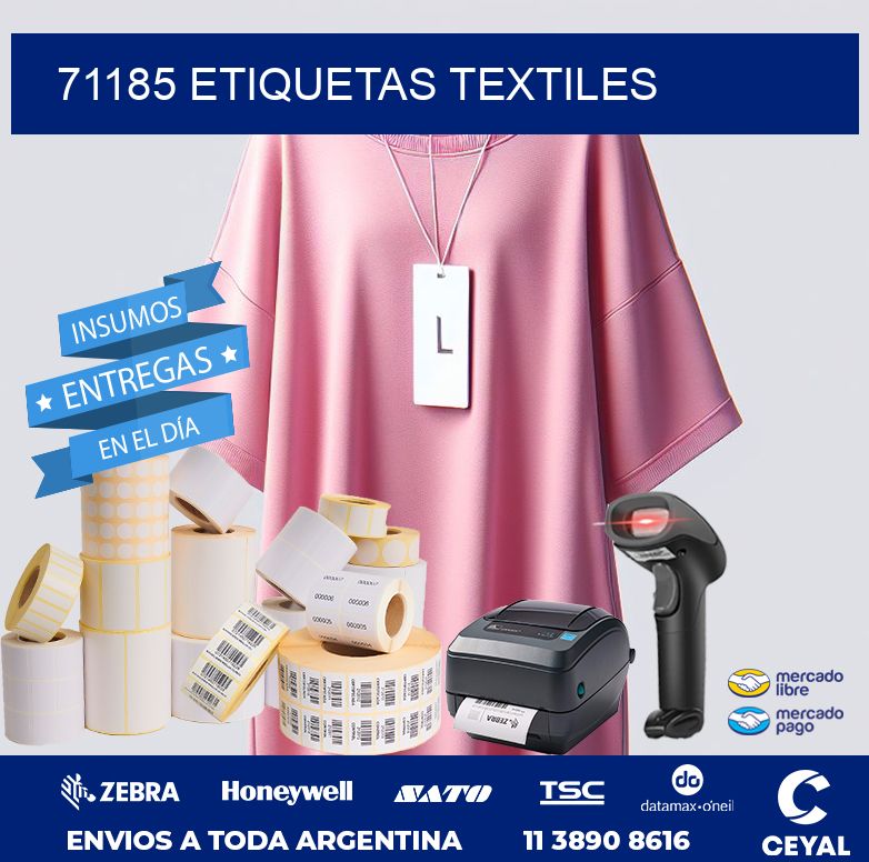 71185 ETIQUETAS TEXTILES