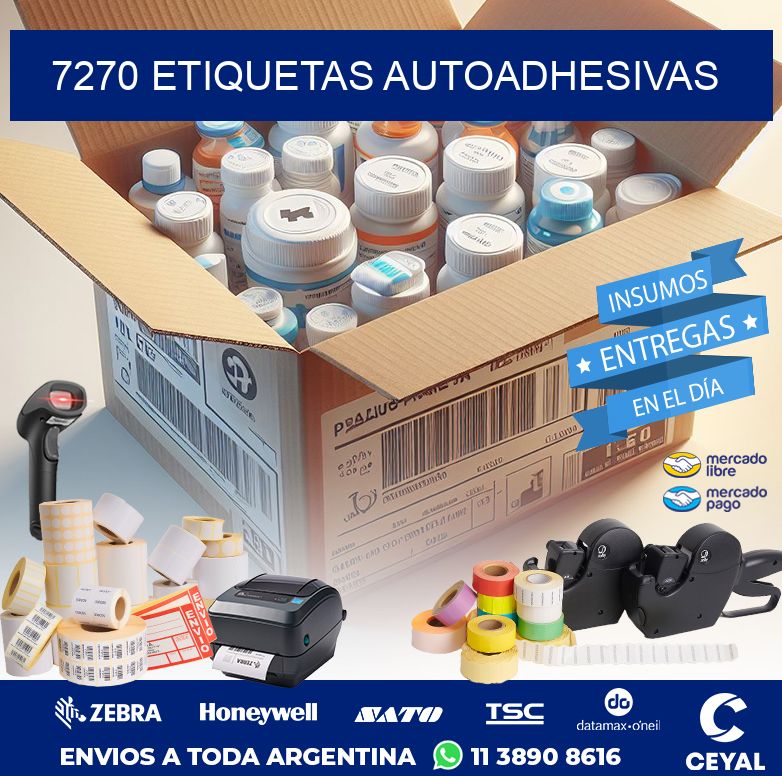 7270 ETIQUETAS AUTOADHESIVAS