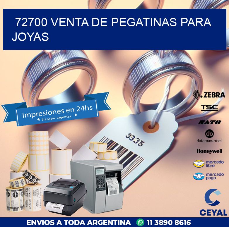 72700 VENTA DE PEGATINAS PARA JOYAS