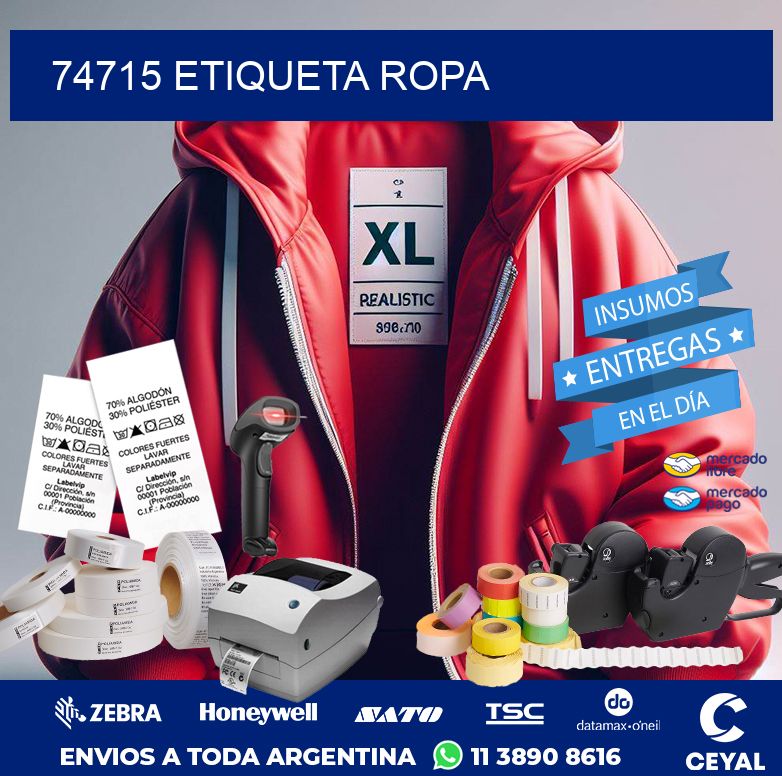 74715 ETIQUETA ROPA