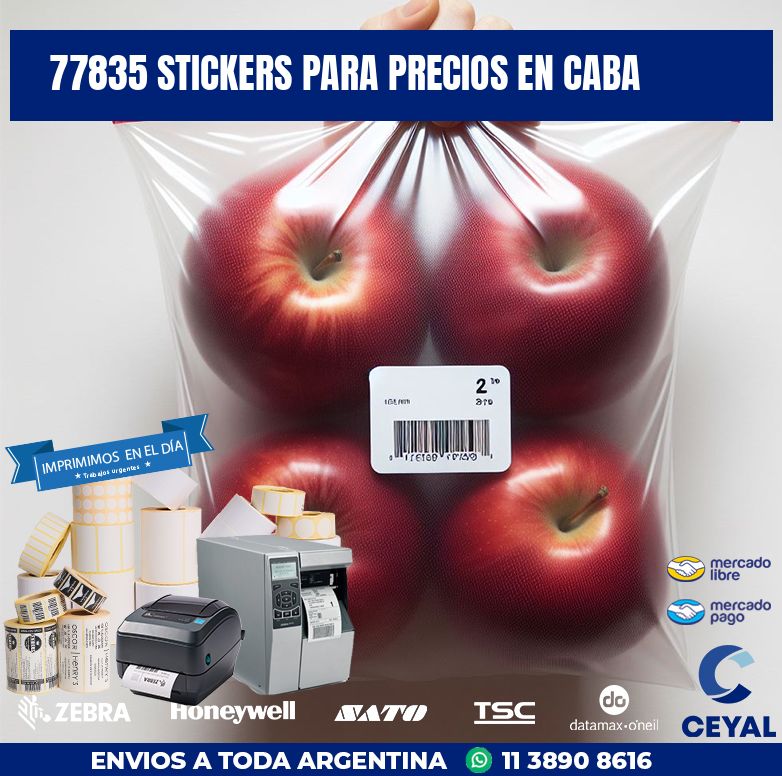 77835 STICKERS PARA PRECIOS EN CABA