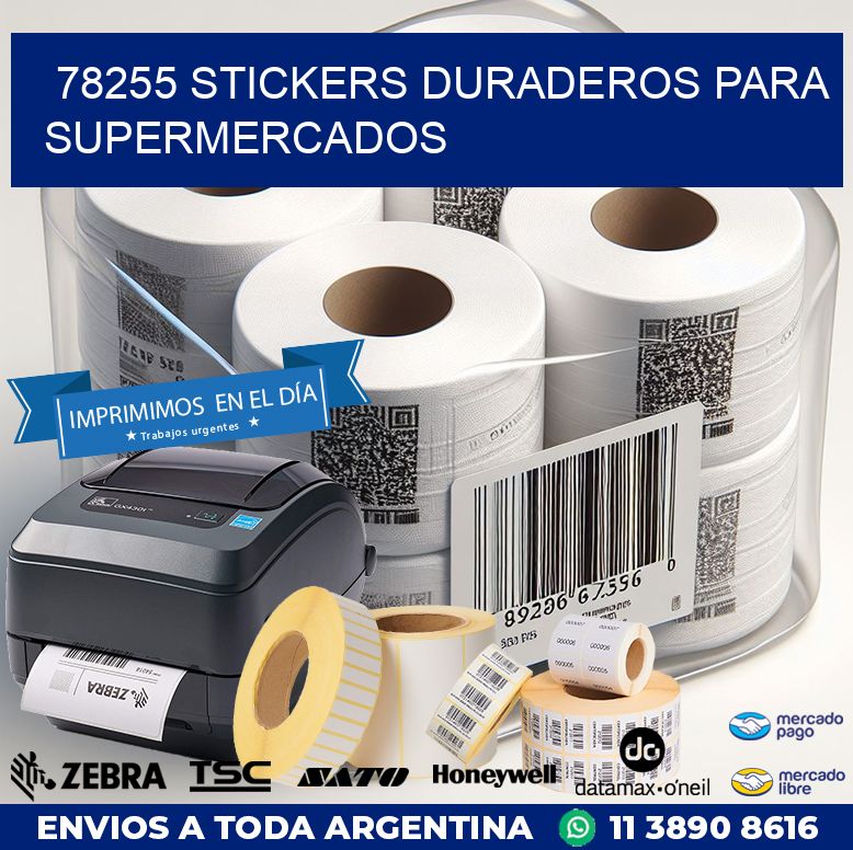 78255 STICKERS DURADEROS PARA SUPERMERCADOS