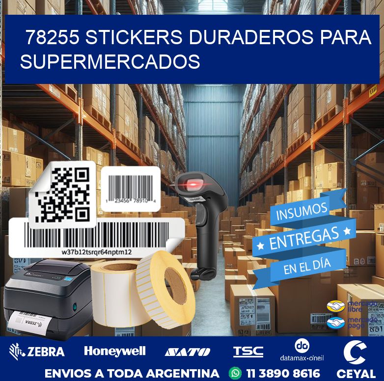 78255 STICKERS DURADEROS PARA SUPERMERCADOS