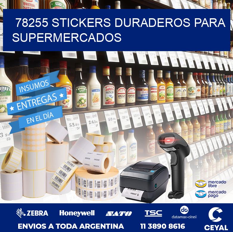78255 STICKERS DURADEROS PARA SUPERMERCADOS
