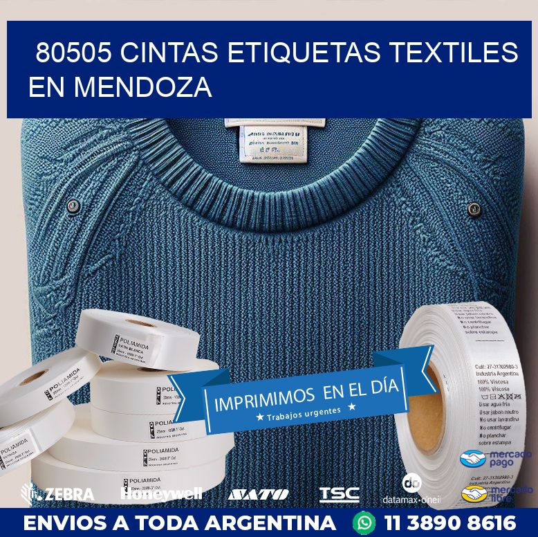 80505 CINTAS ETIQUETAS TEXTILES EN MENDOZA