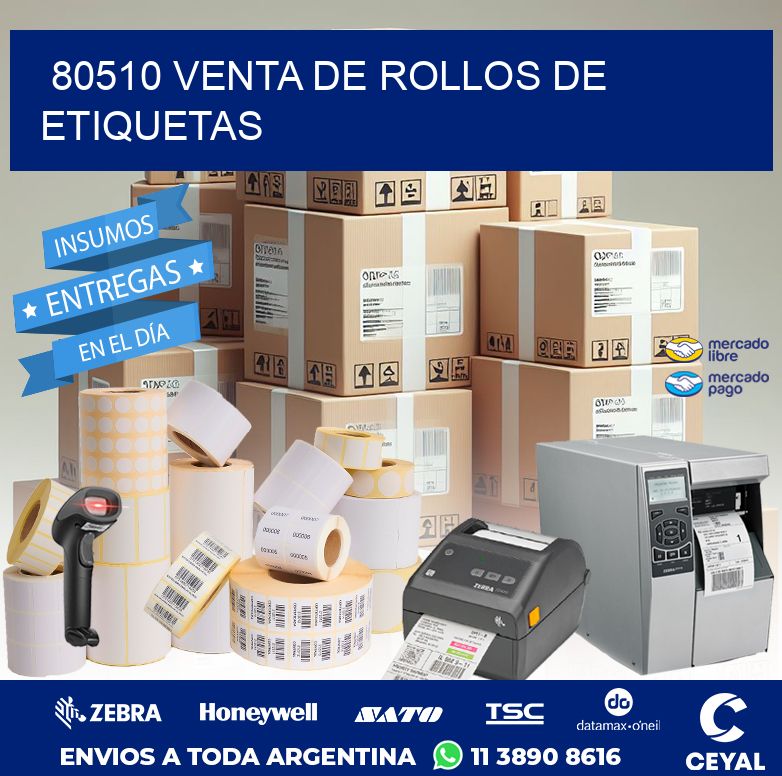 80510 VENTA DE ROLLOS DE ETIQUETAS