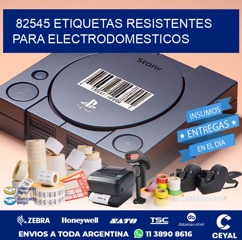 82545 ETIQUETAS RESISTENTES PARA ELECTRODOMESTICOS