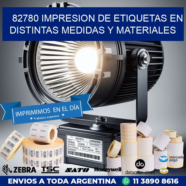 82780 IMPRESION DE ETIQUETAS EN DISTINTAS MEDIDAS Y MATERIALES