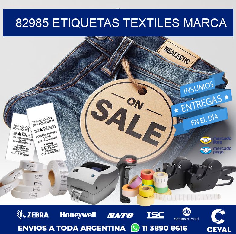82985 ETIQUETAS TEXTILES MARCA
