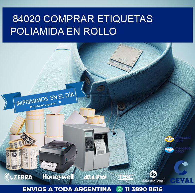84020 COMPRAR ETIQUETAS POLIAMIDA EN ROLLO