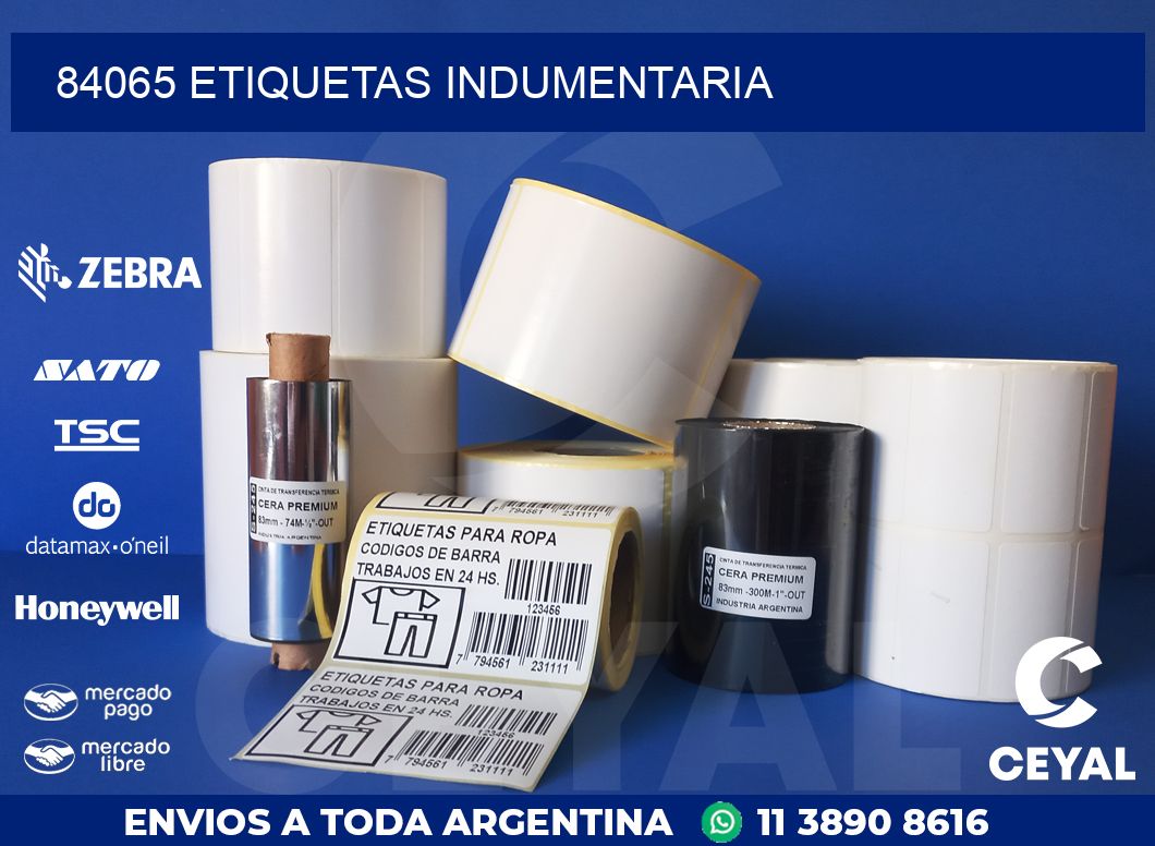 84065 ETIQUETAS INDUMENTARIA