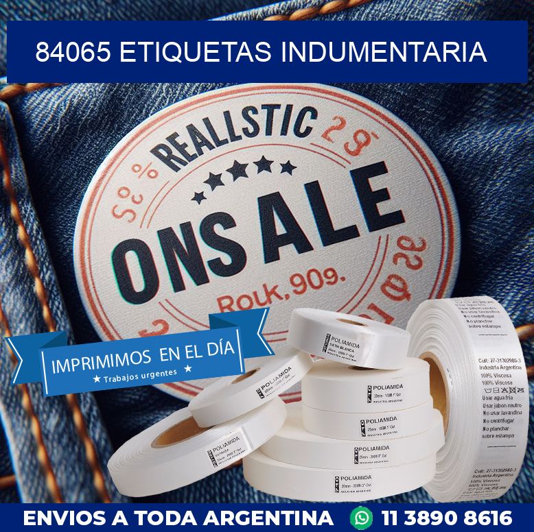 84065 ETIQUETAS INDUMENTARIA