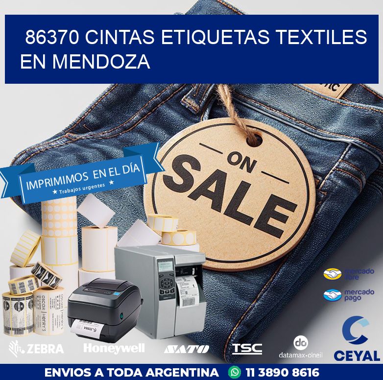 86370 CINTAS ETIQUETAS TEXTILES EN MENDOZA