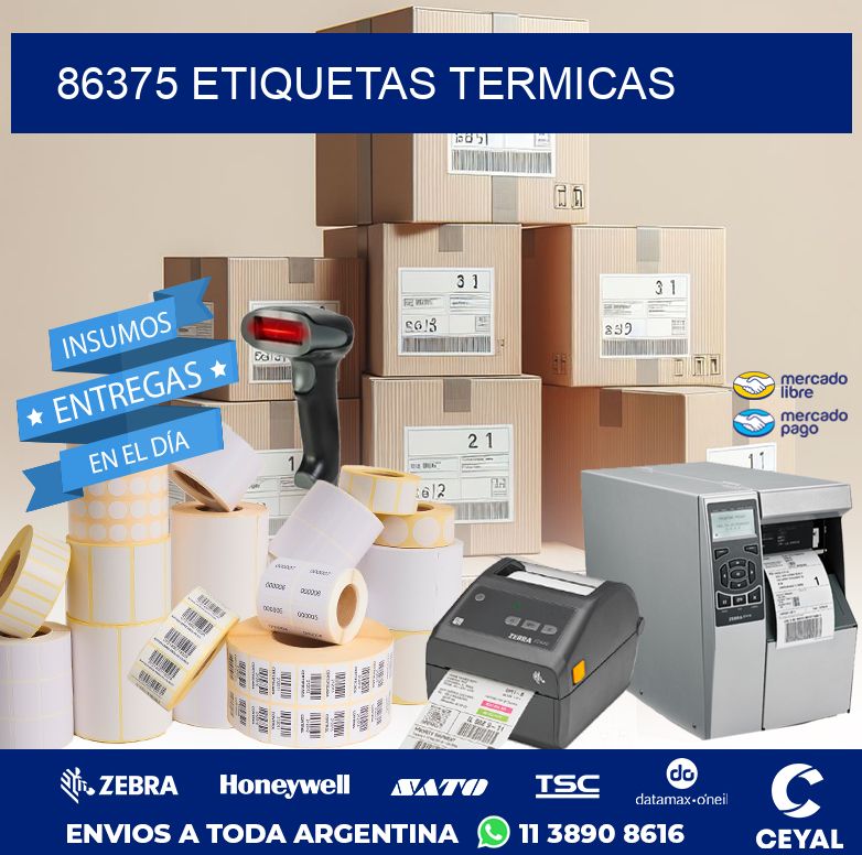 86375 ETIQUETAS TERMICAS