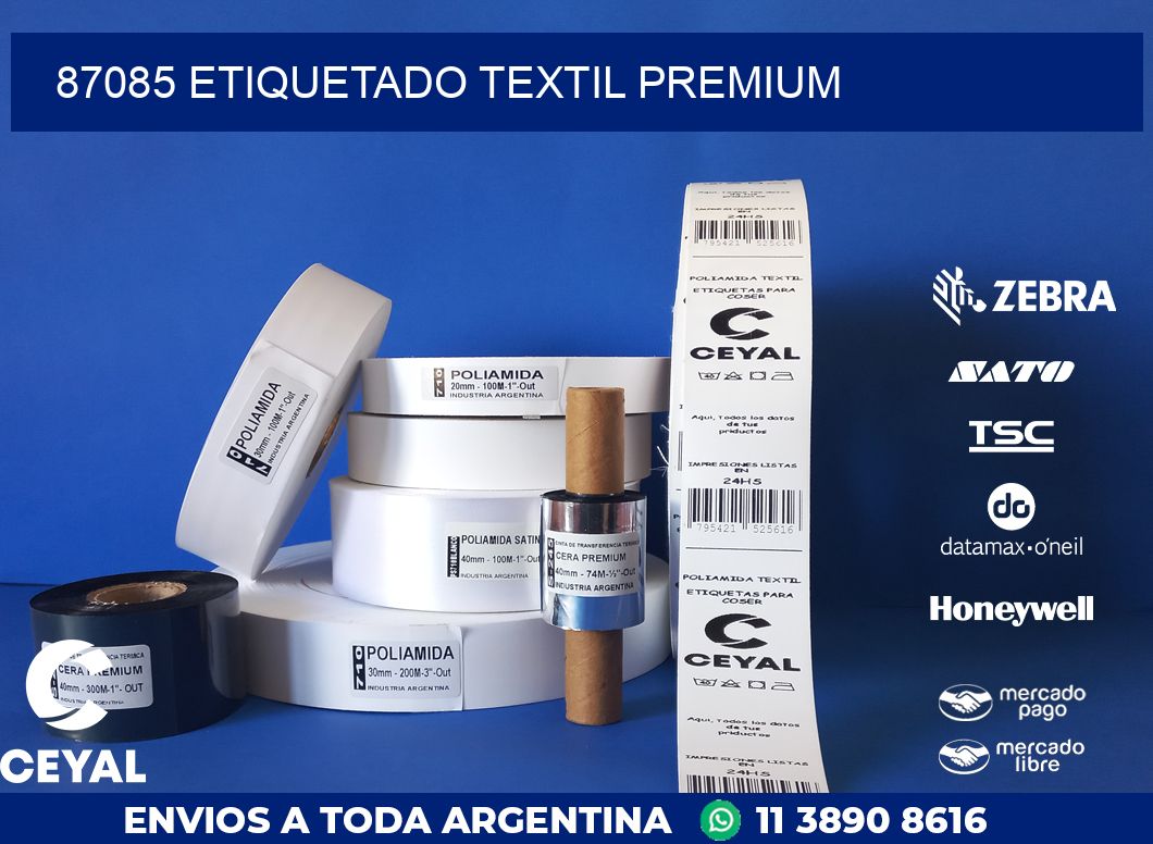 87085 ETIQUETADO TEXTIL PREMIUM