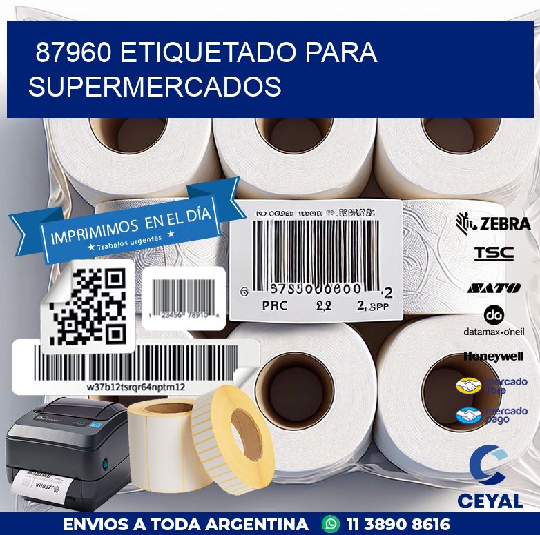 87960 ETIQUETADO PARA SUPERMERCADOS