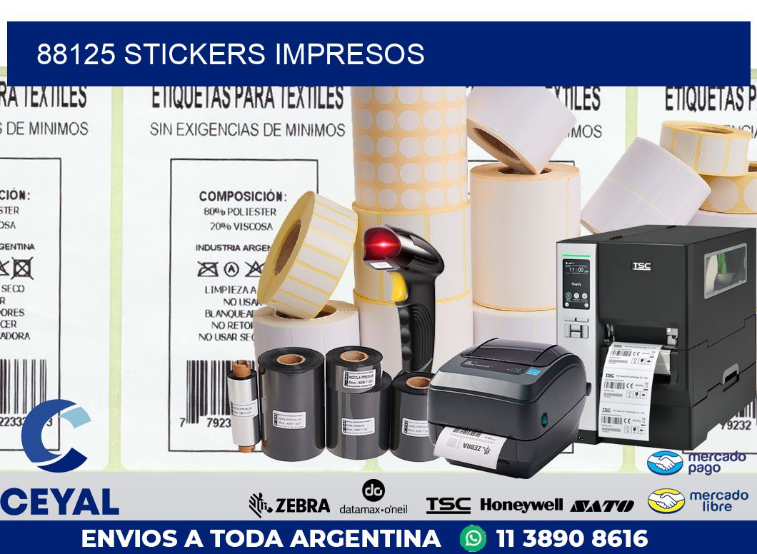 88125 STICKERS IMPRESOS