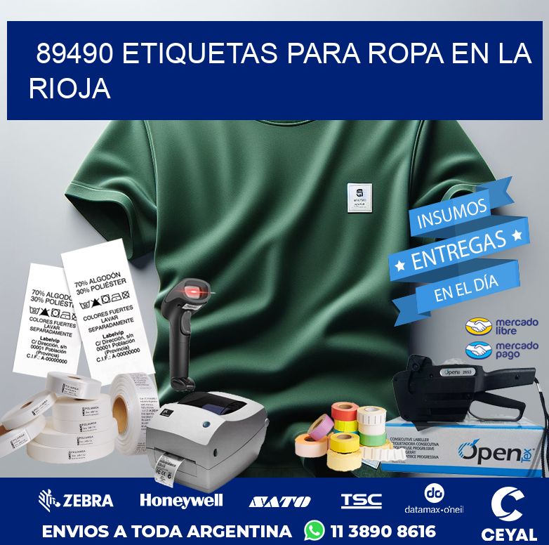 89490 ETIQUETAS PARA ROPA EN LA RIOJA
