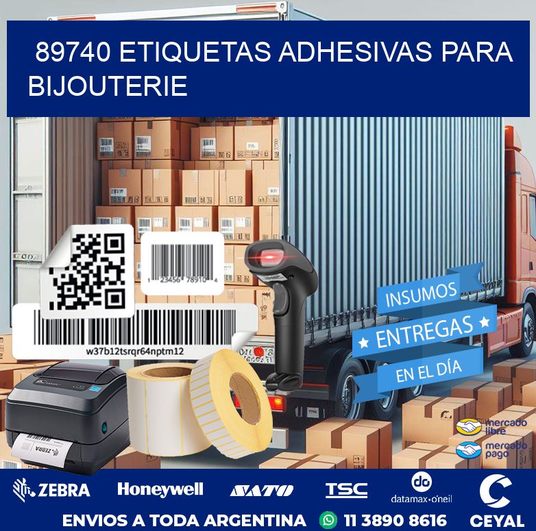 89740 ETIQUETAS ADHESIVAS PARA BIJOUTERIE