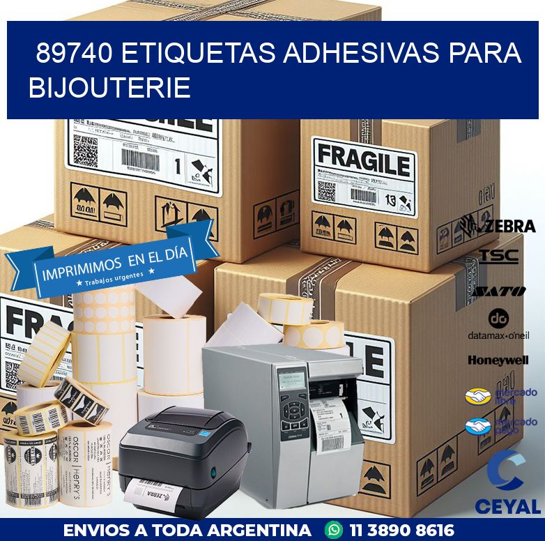 89740 ETIQUETAS ADHESIVAS PARA BIJOUTERIE