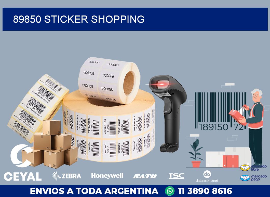89850 STICKER SHOPPING
