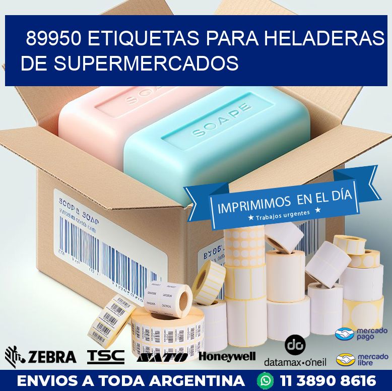 89950 ETIQUETAS PARA HELADERAS DE SUPERMERCADOS