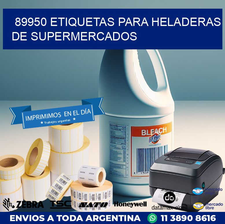 89950 ETIQUETAS PARA HELADERAS DE SUPERMERCADOS