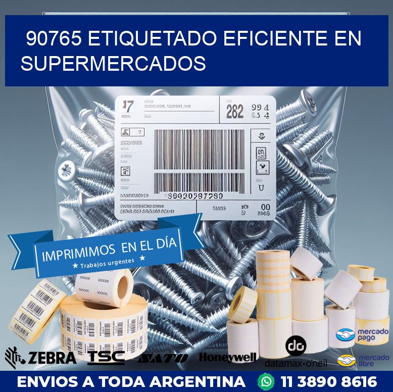 90765 ETIQUETADO EFICIENTE EN SUPERMERCADOS