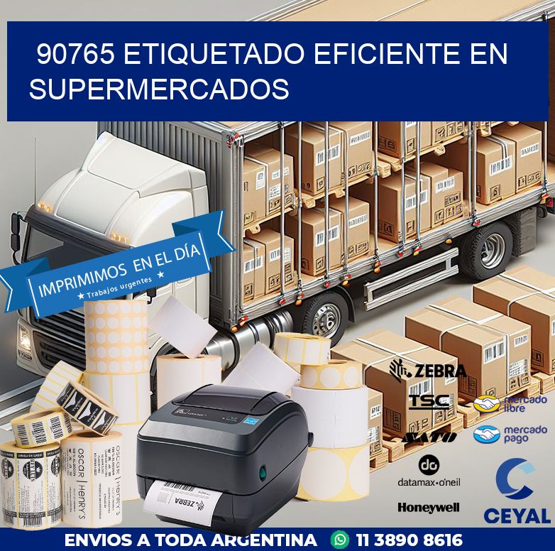 90765 ETIQUETADO EFICIENTE EN SUPERMERCADOS
