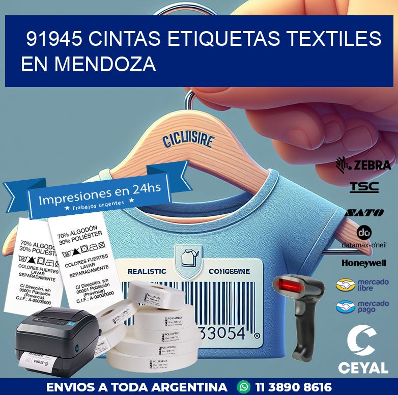 91945 CINTAS ETIQUETAS TEXTILES EN MENDOZA