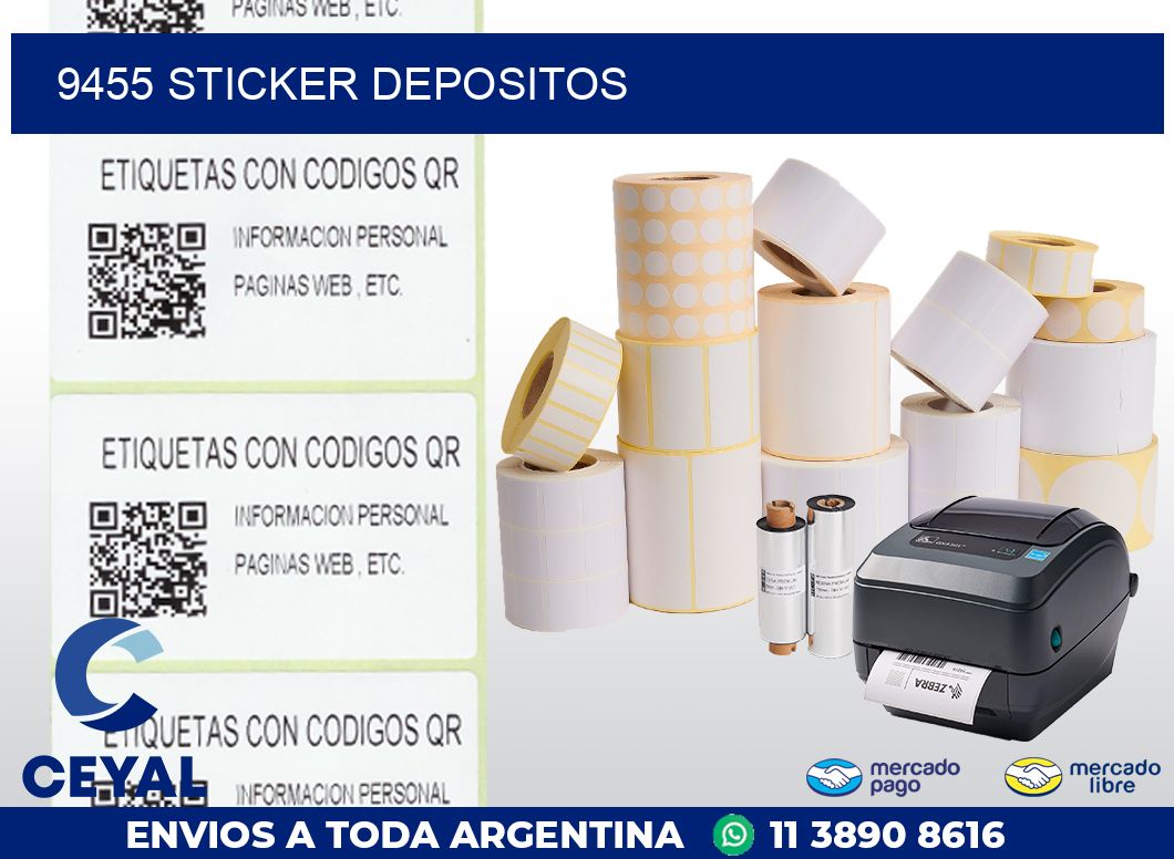 9455 STICKER DEPOSITOS