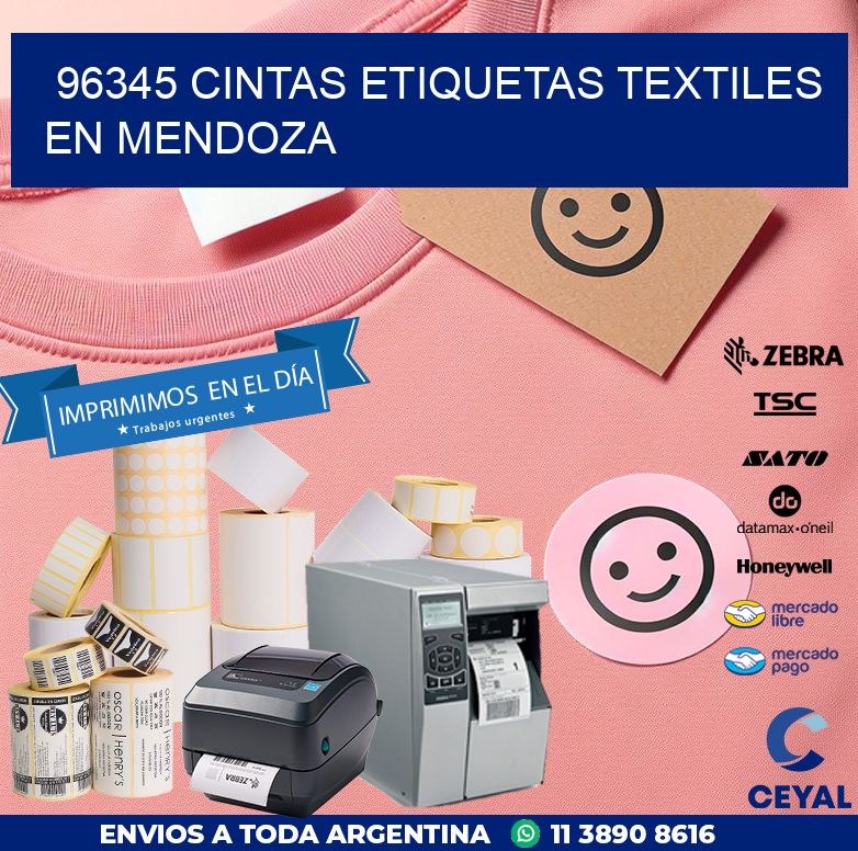 96345 CINTAS ETIQUETAS TEXTILES EN MENDOZA