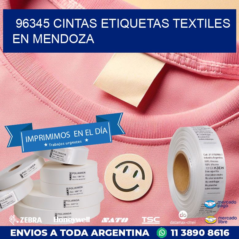 96345 CINTAS ETIQUETAS TEXTILES EN MENDOZA