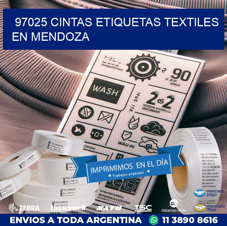 97025 CINTAS ETIQUETAS TEXTILES EN MENDOZA